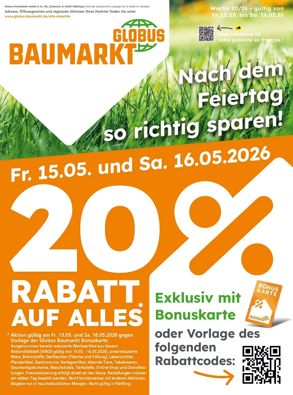 globus baumarkt prospekt kw-20