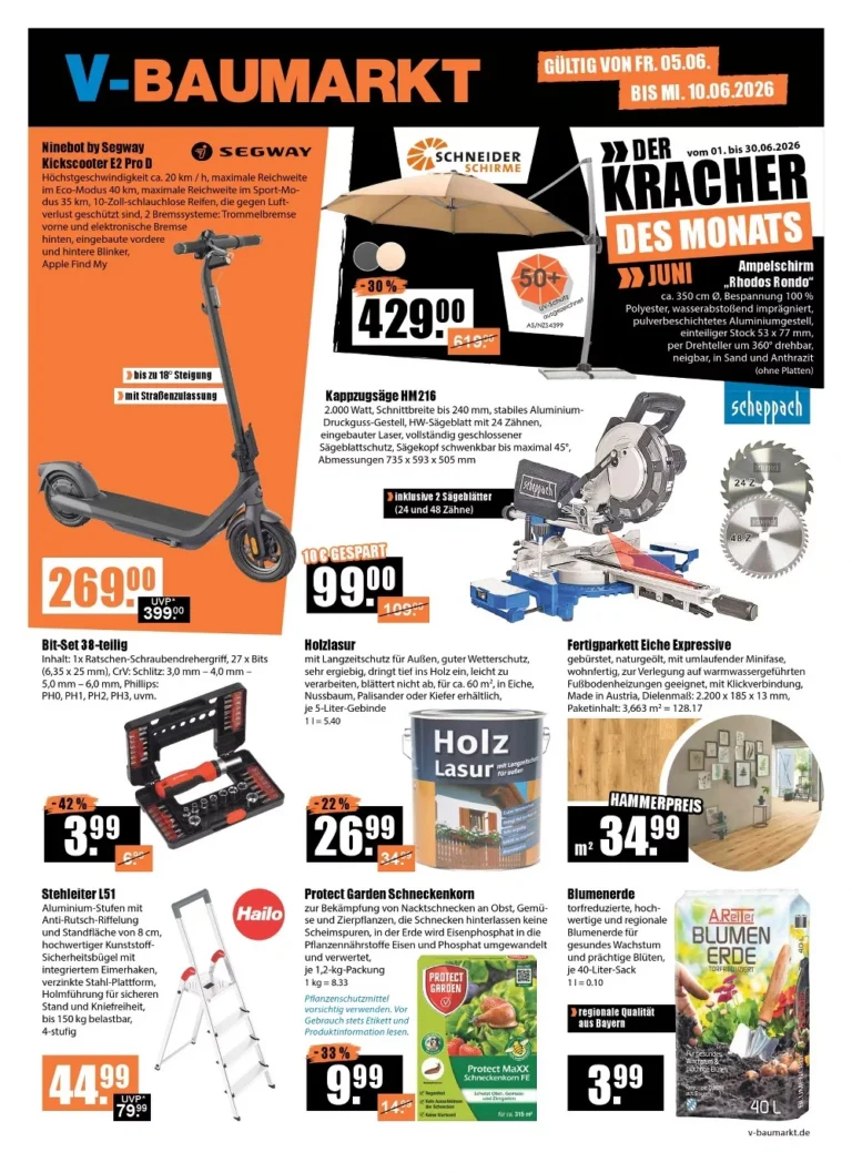 v bauımarkt prospekt kw-23