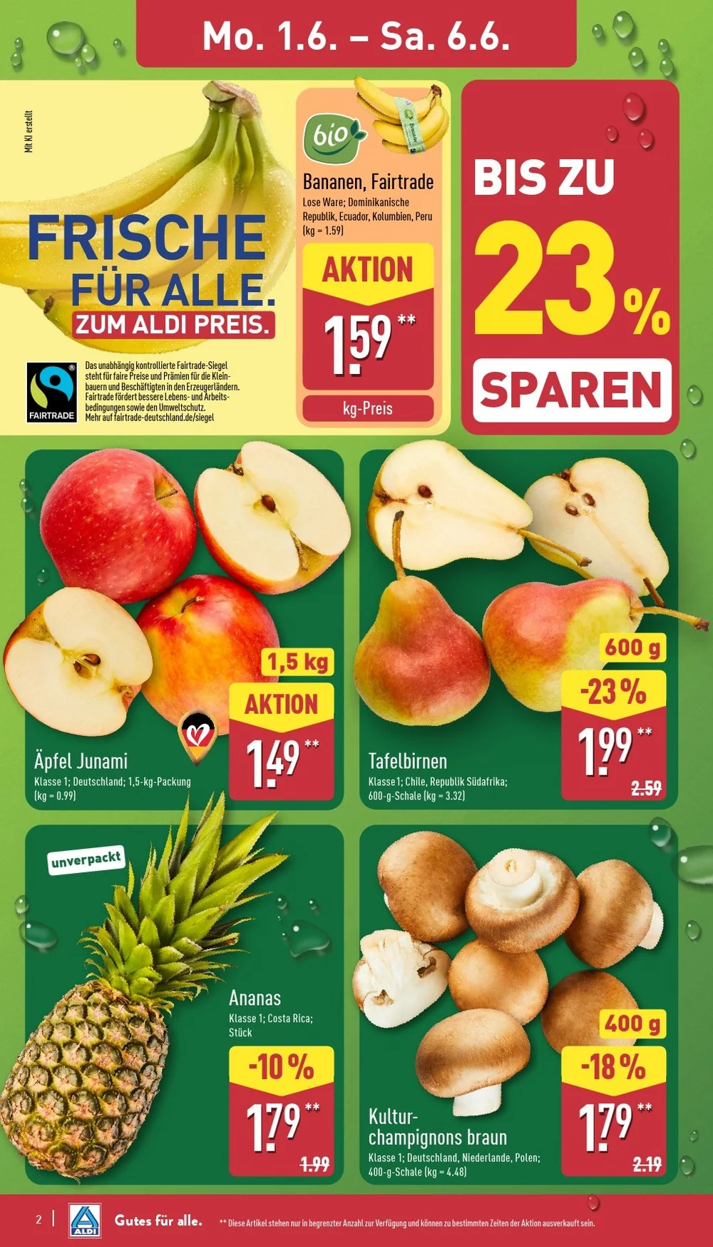 aldi nord prospekt juni 1 6 2