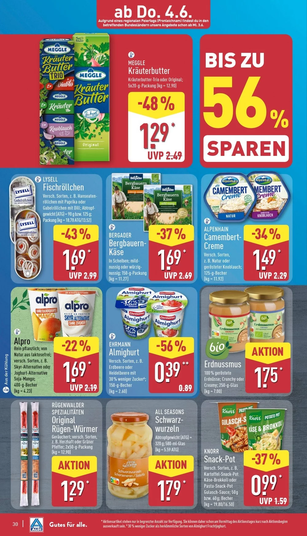 aldi nord prospekt juni 1 6 30