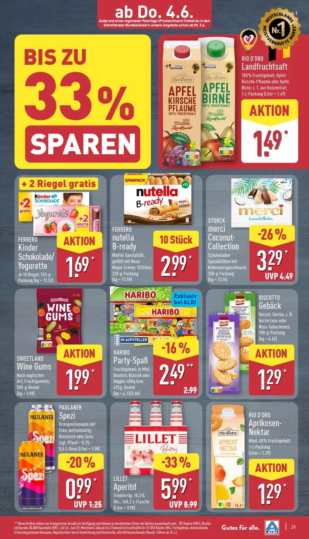 aldi nord prospekt juni 1 6 31