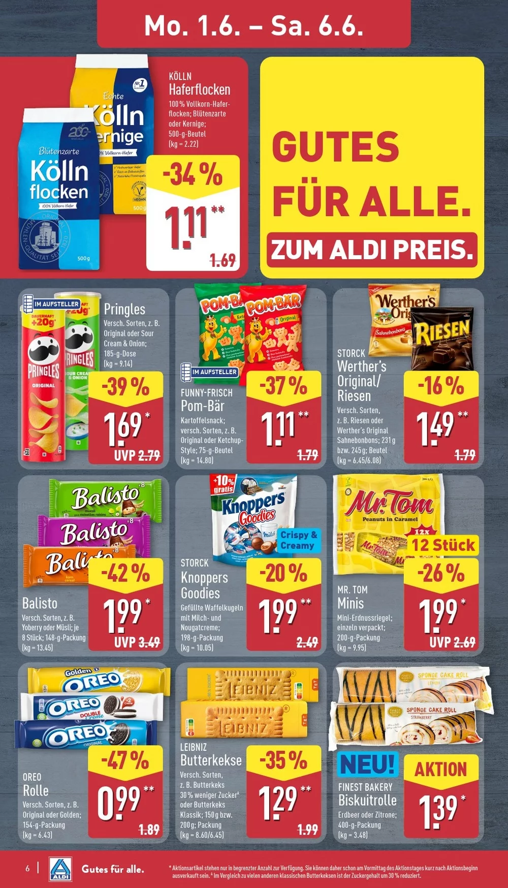 aldi nord prospekt juni 1 6 6