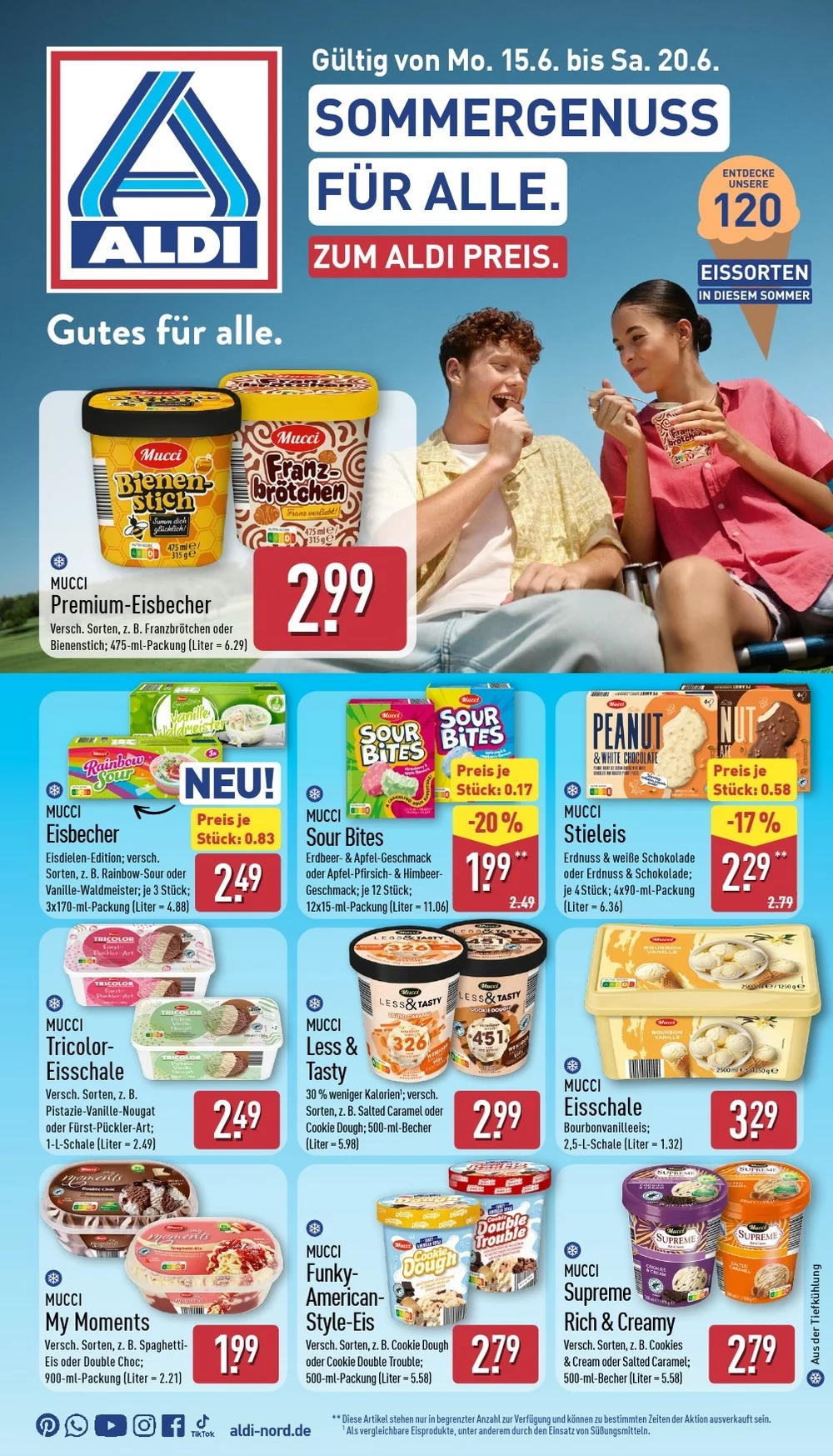 Aldi Nord Prospekt ab 15.06.2026 Angebote Blättern 1 aldi nord prospekt kw-25
