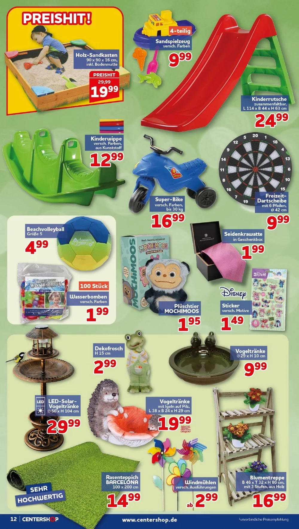 center shop prospekt juni 1 6 12
