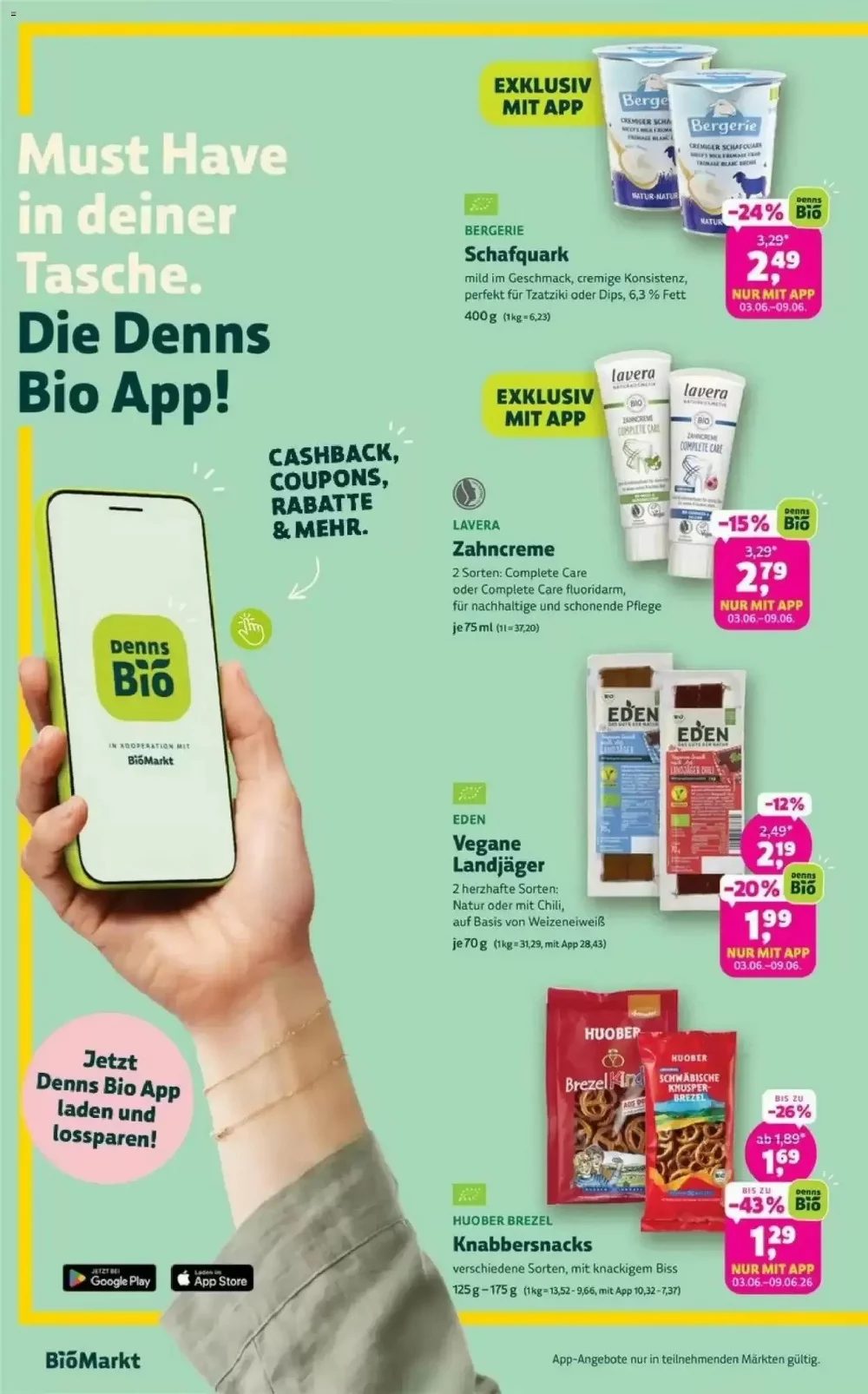 denns bio markt prospekt juni 3 16 2