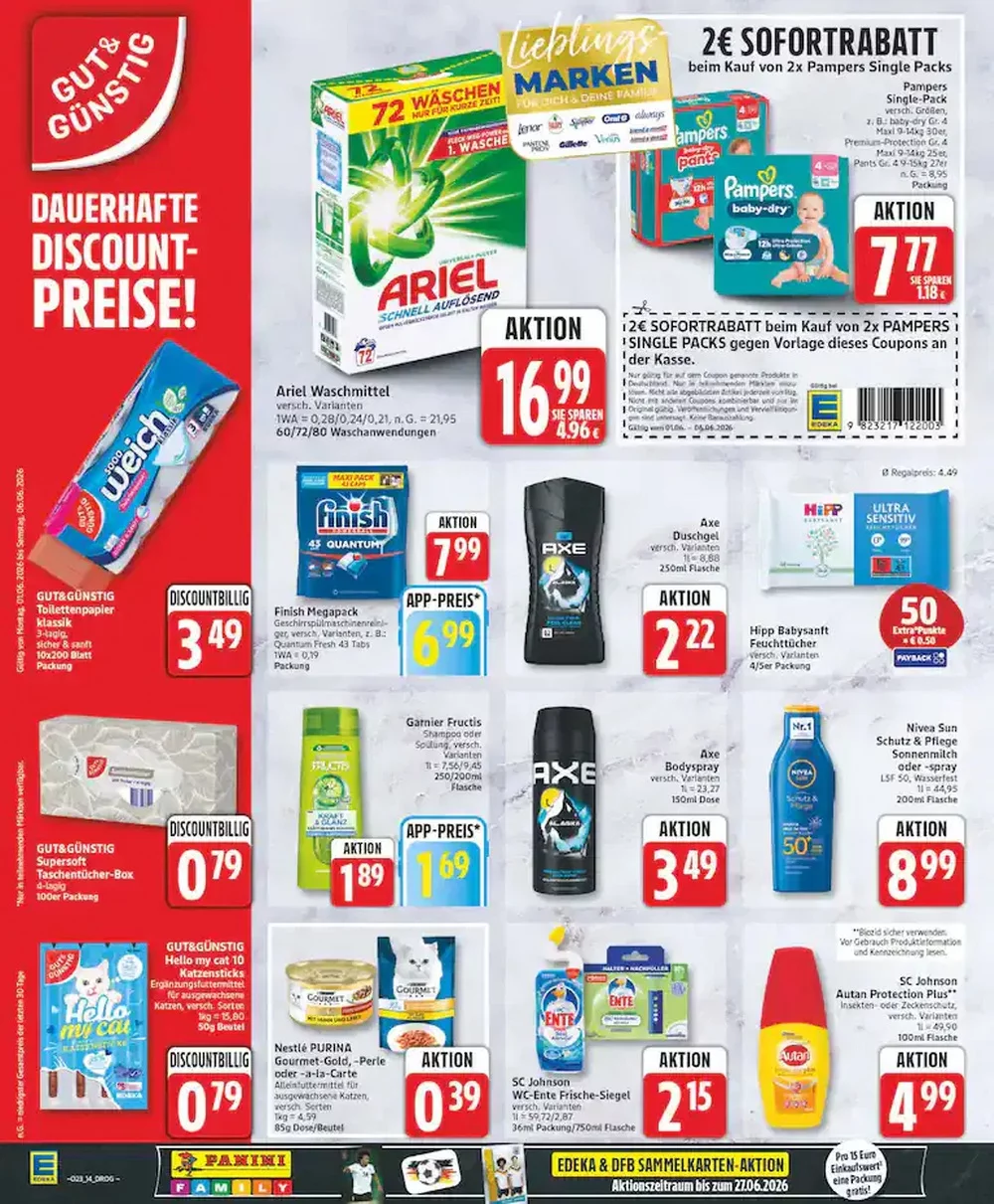 edeka prospekt juni 1 6 14