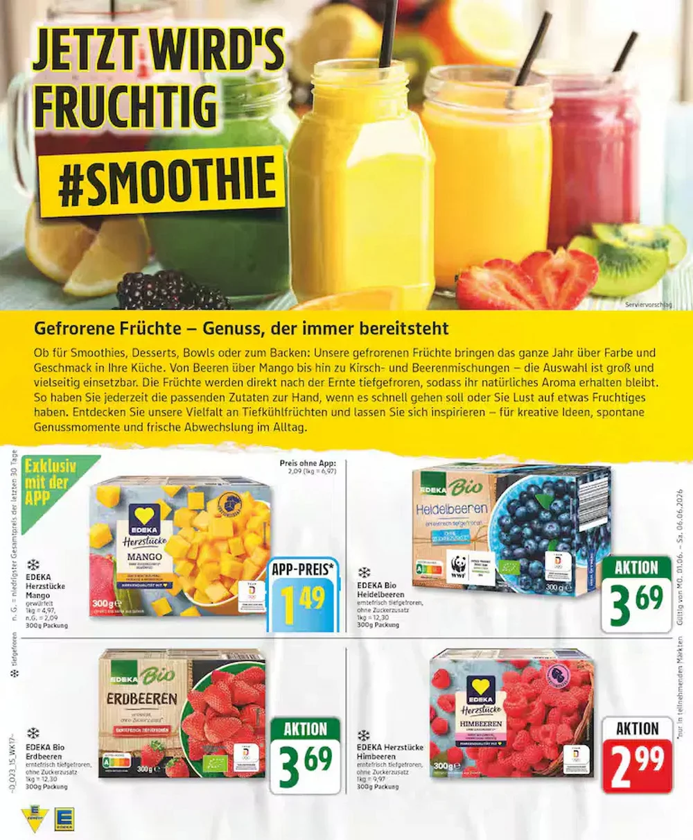 edeka prospekt juni 1 6 15