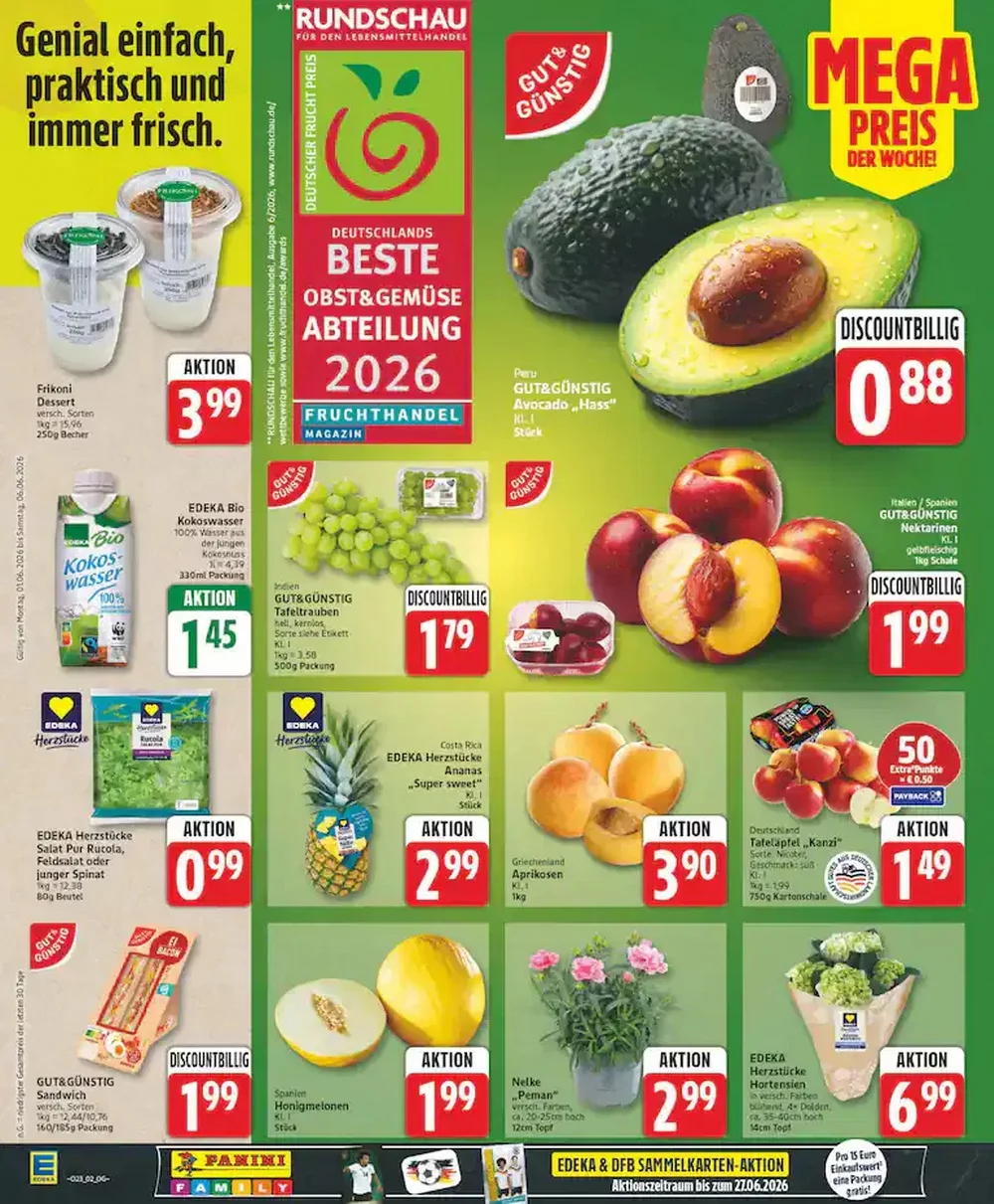 edeka prospekt juni 1 6 2
