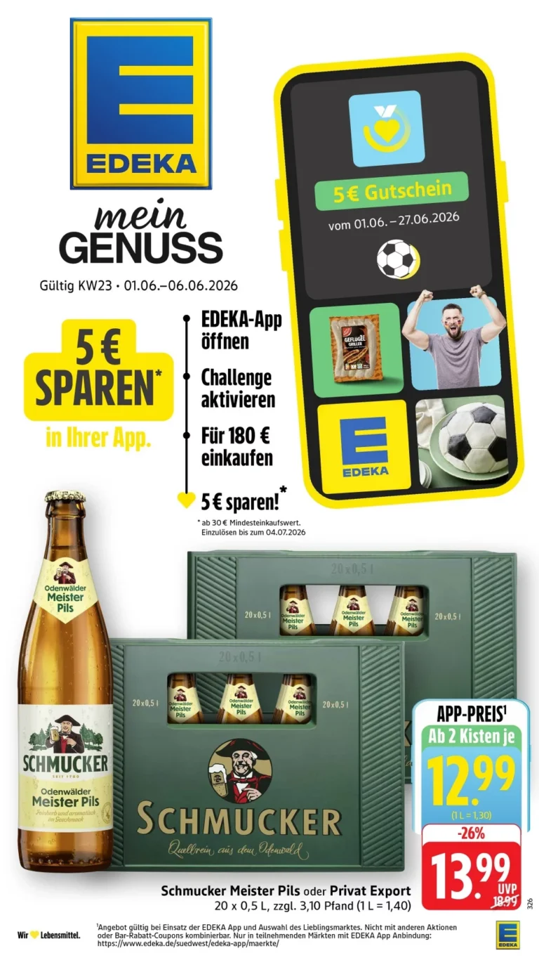 edeka südwest prospekt kw-23