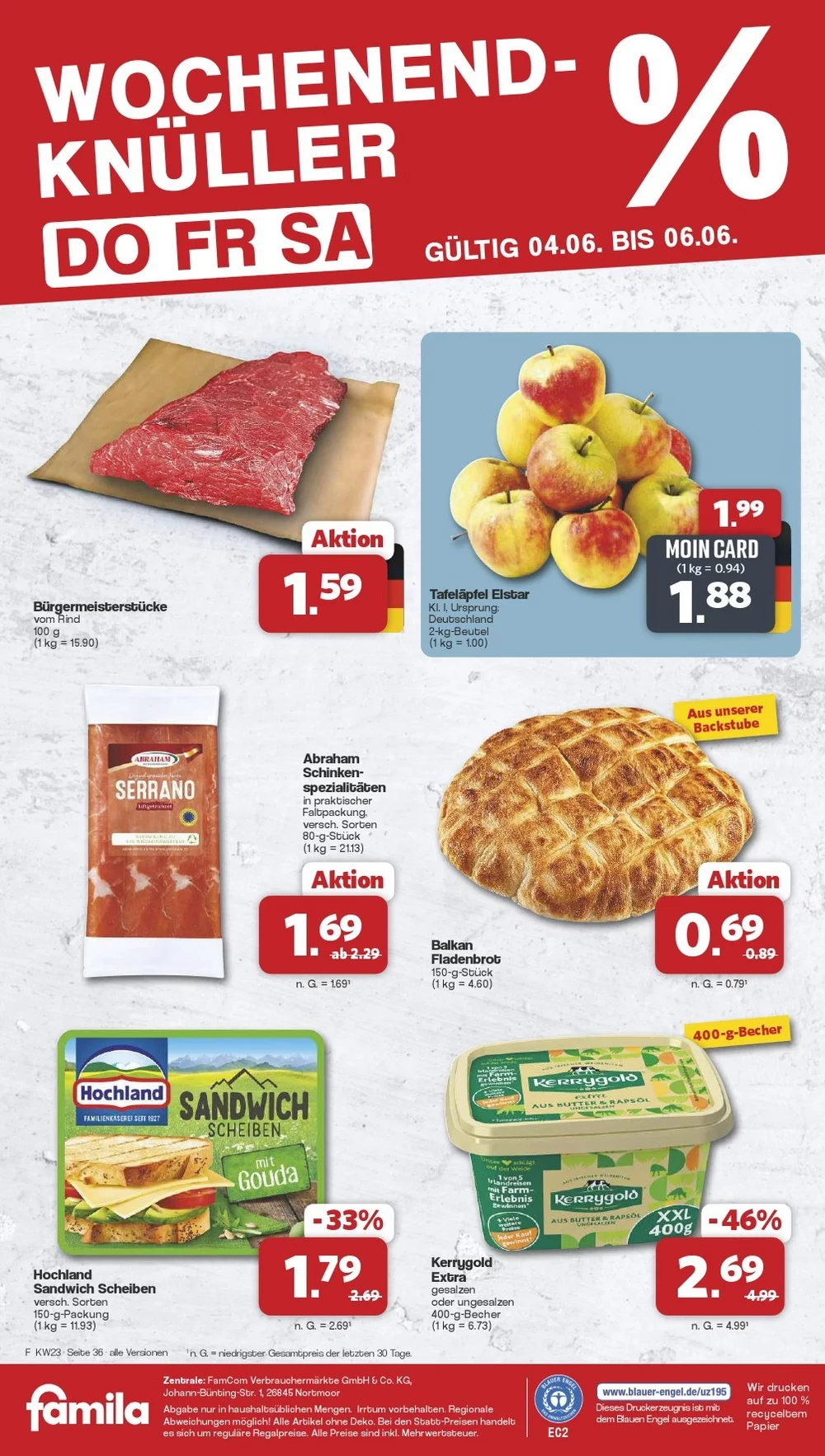 famila prospekt juni 1 6 36