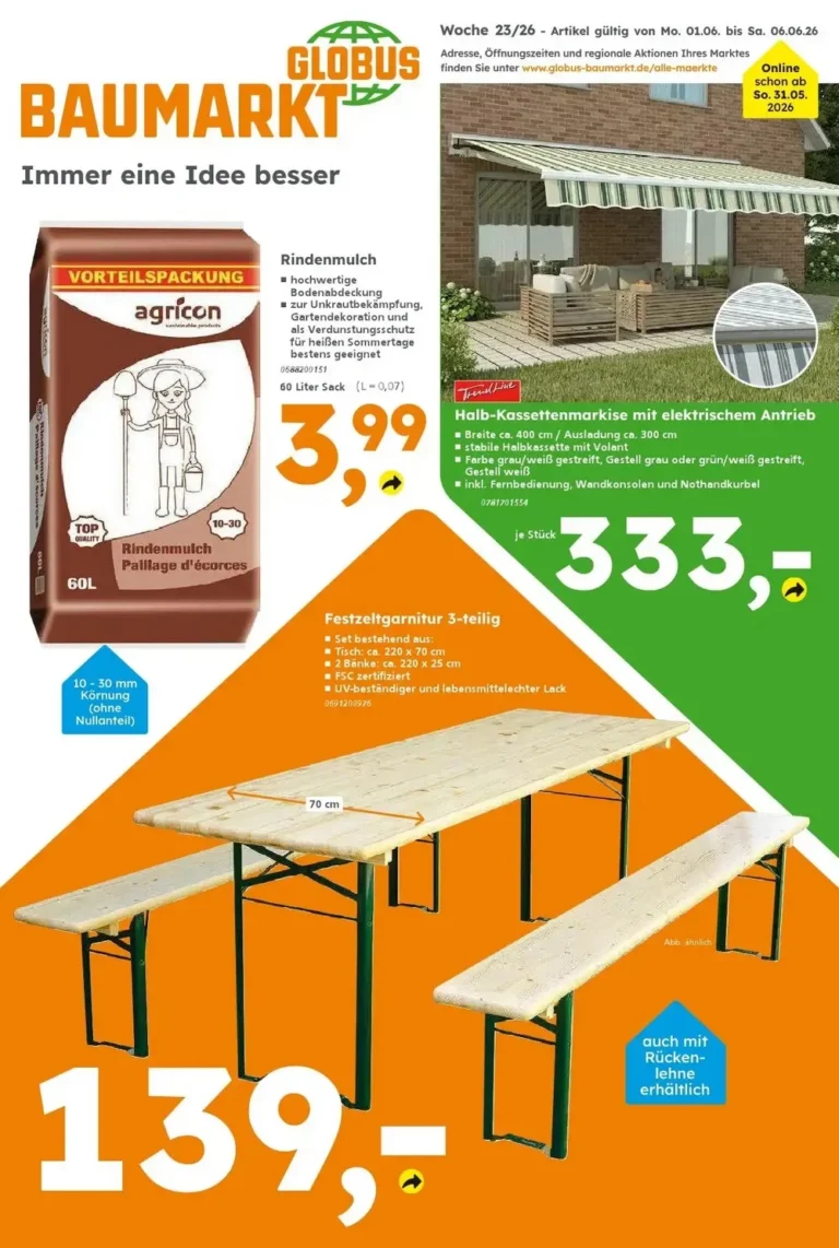 globus baumarkt prospekt kw-23