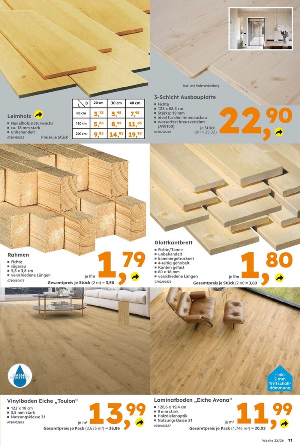 globus baumarkt prospekt kw 22 11