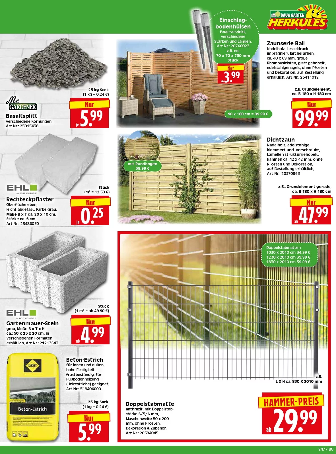 herkules baumarkt prospekt juni 8 13 7