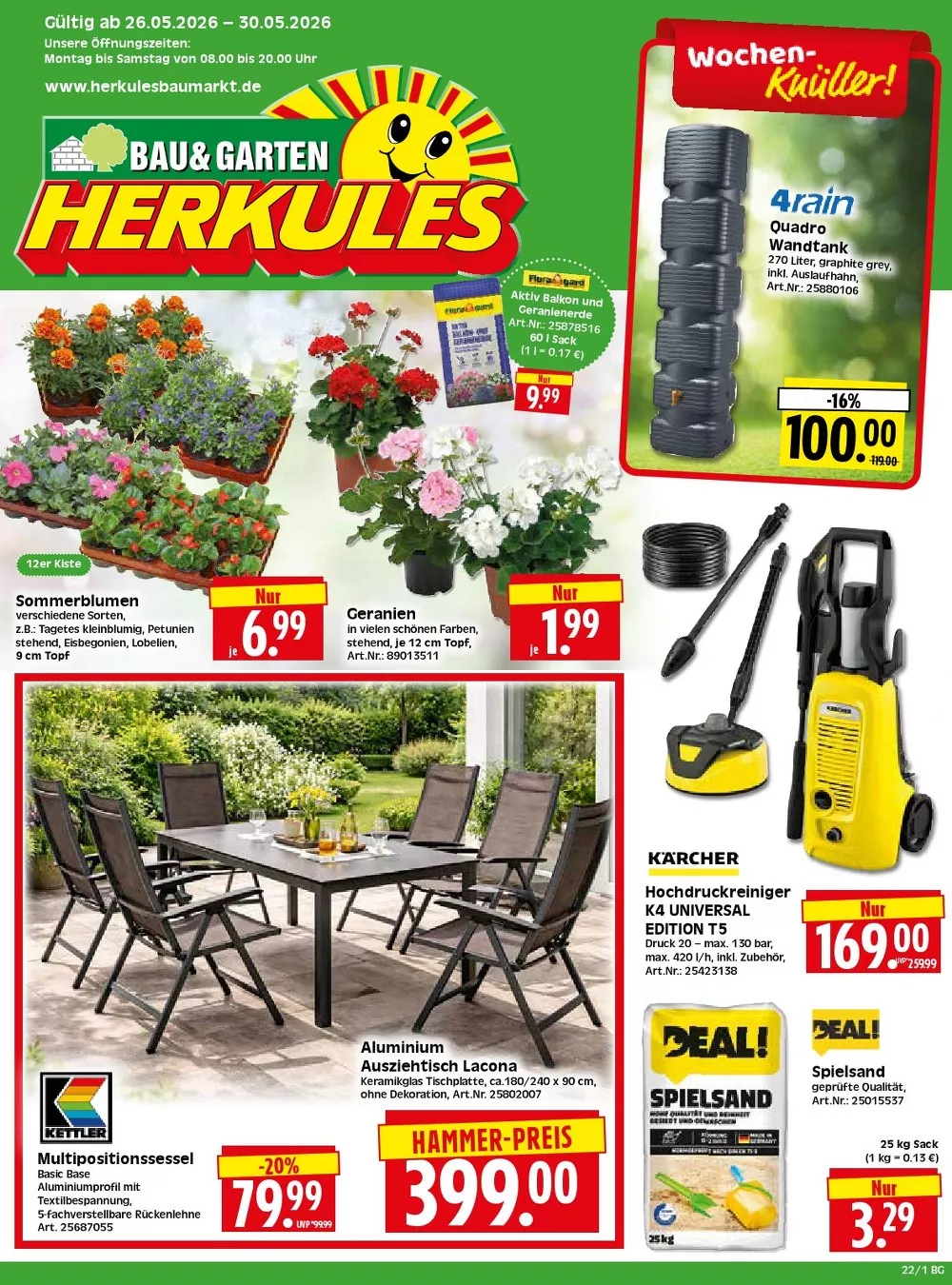 herkules baumarkt prospekt kw-22