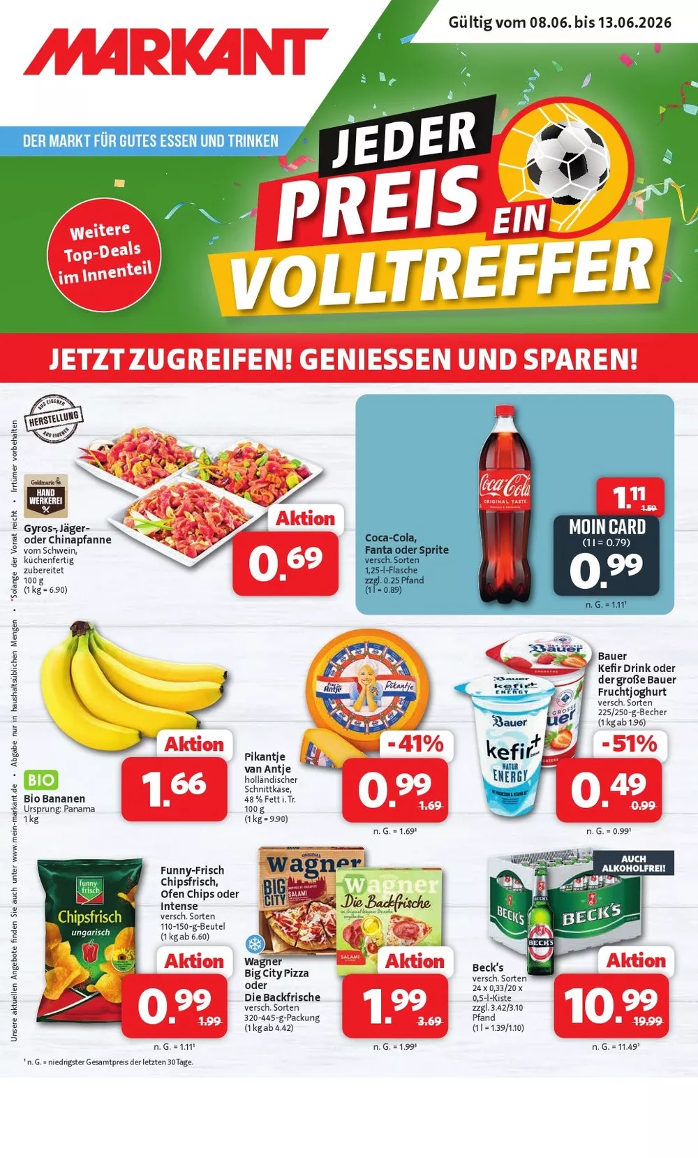 Markant Prospekt ab 08.06.2026 Angebote Blättern 1 markant prospekt kw-24