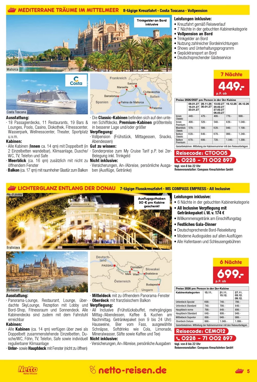 netto marken prospekt reisen prospekt juli 5