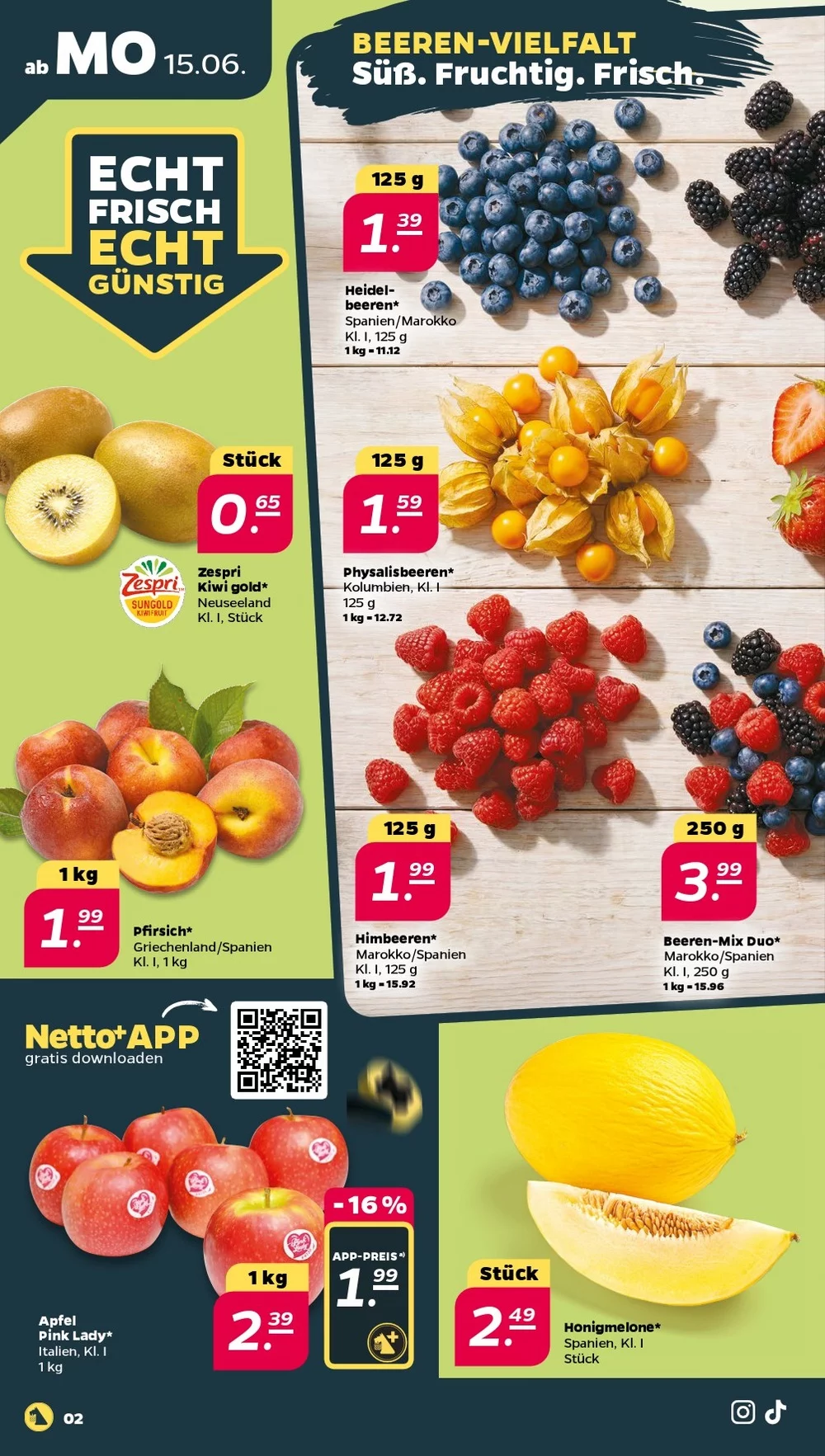 Netto Prospekt ab 15.06.2026 Angebote Blättern 2 netto prospekt juni 15 20 2