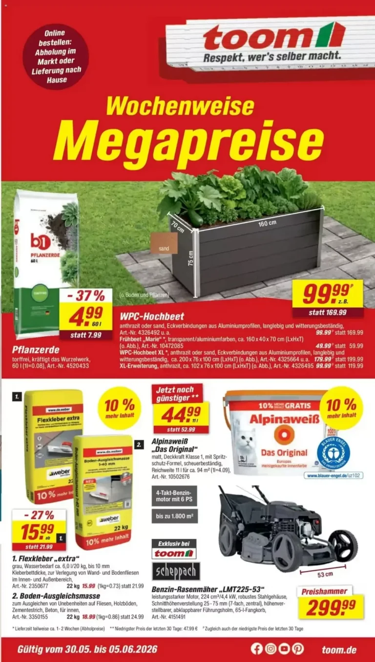 toom baumarkt prospekt mai 30 4