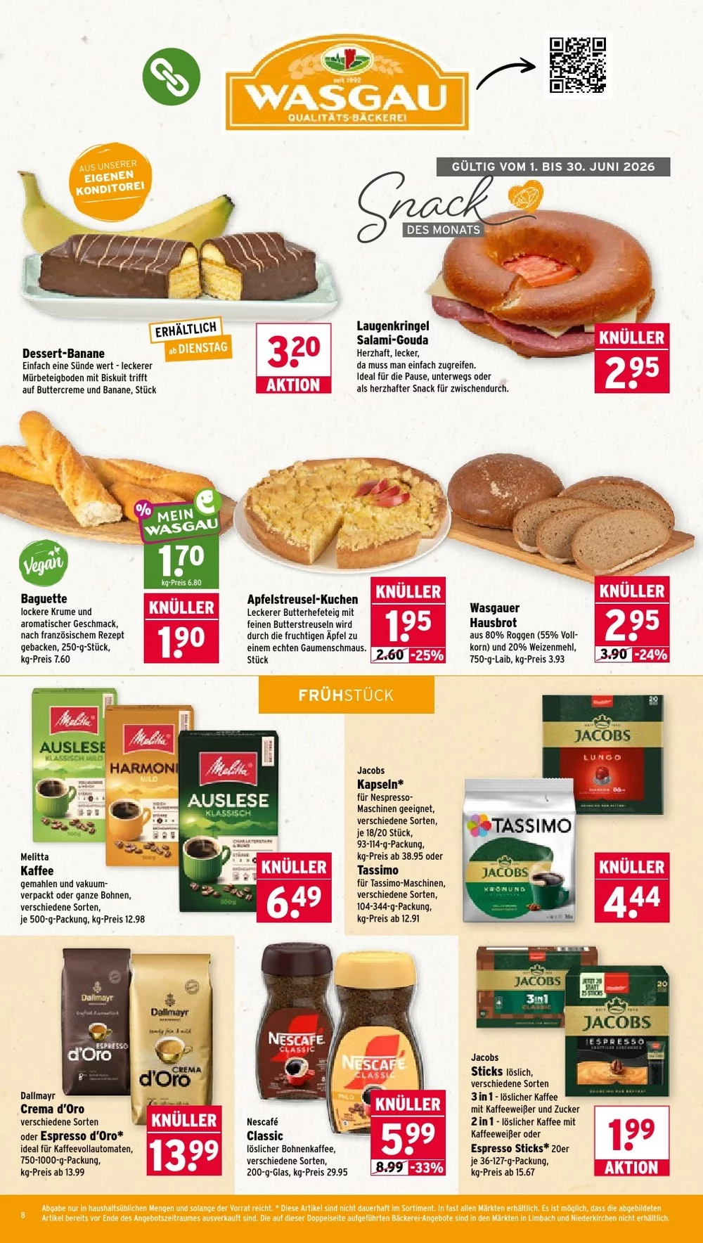 wasgau prospekt juni 1 6 8