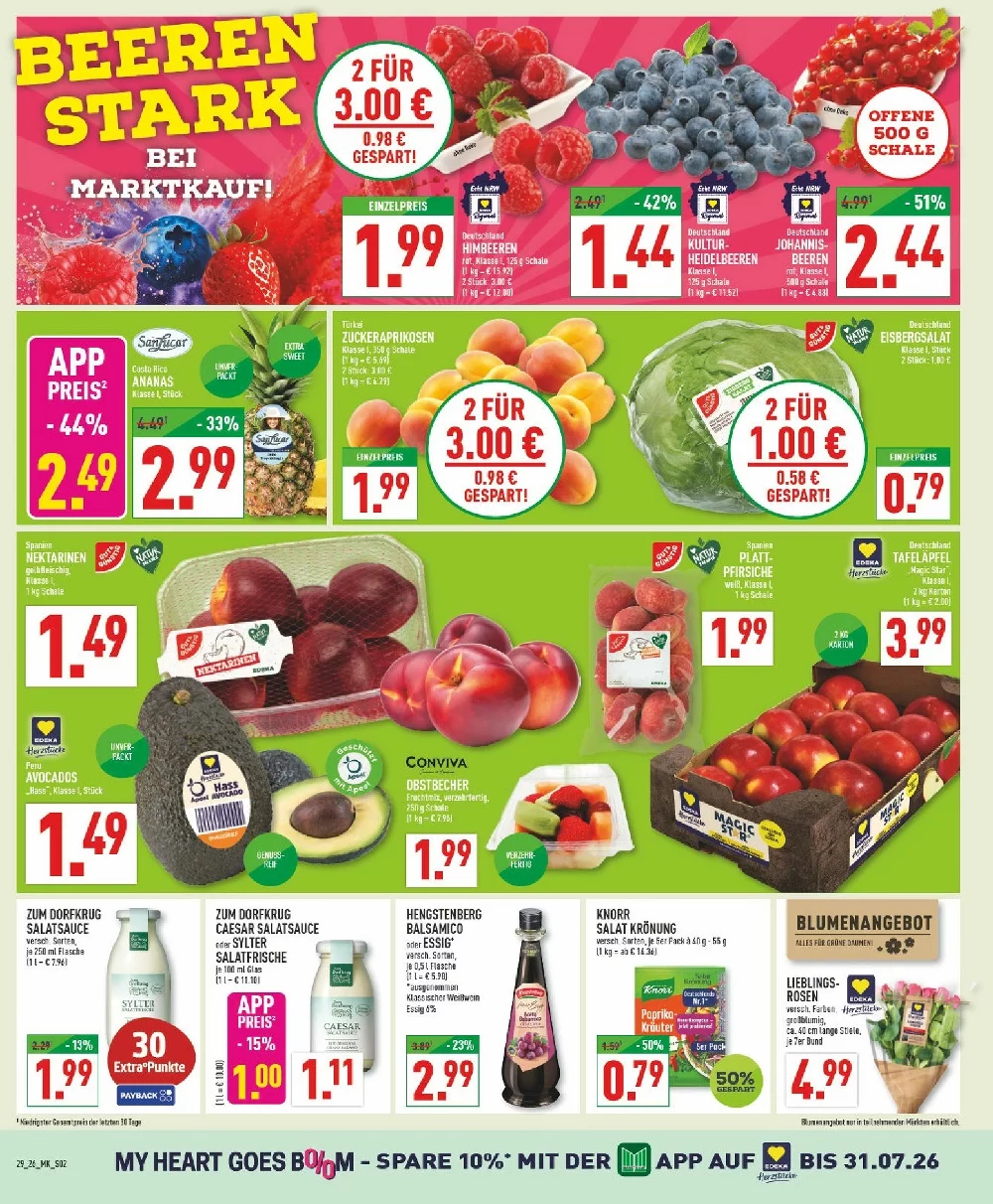 Marktkauf Prospekt ab 27.07.2026 Angebote Blättern 2 Marktkauf prospekt juli 13 18 2