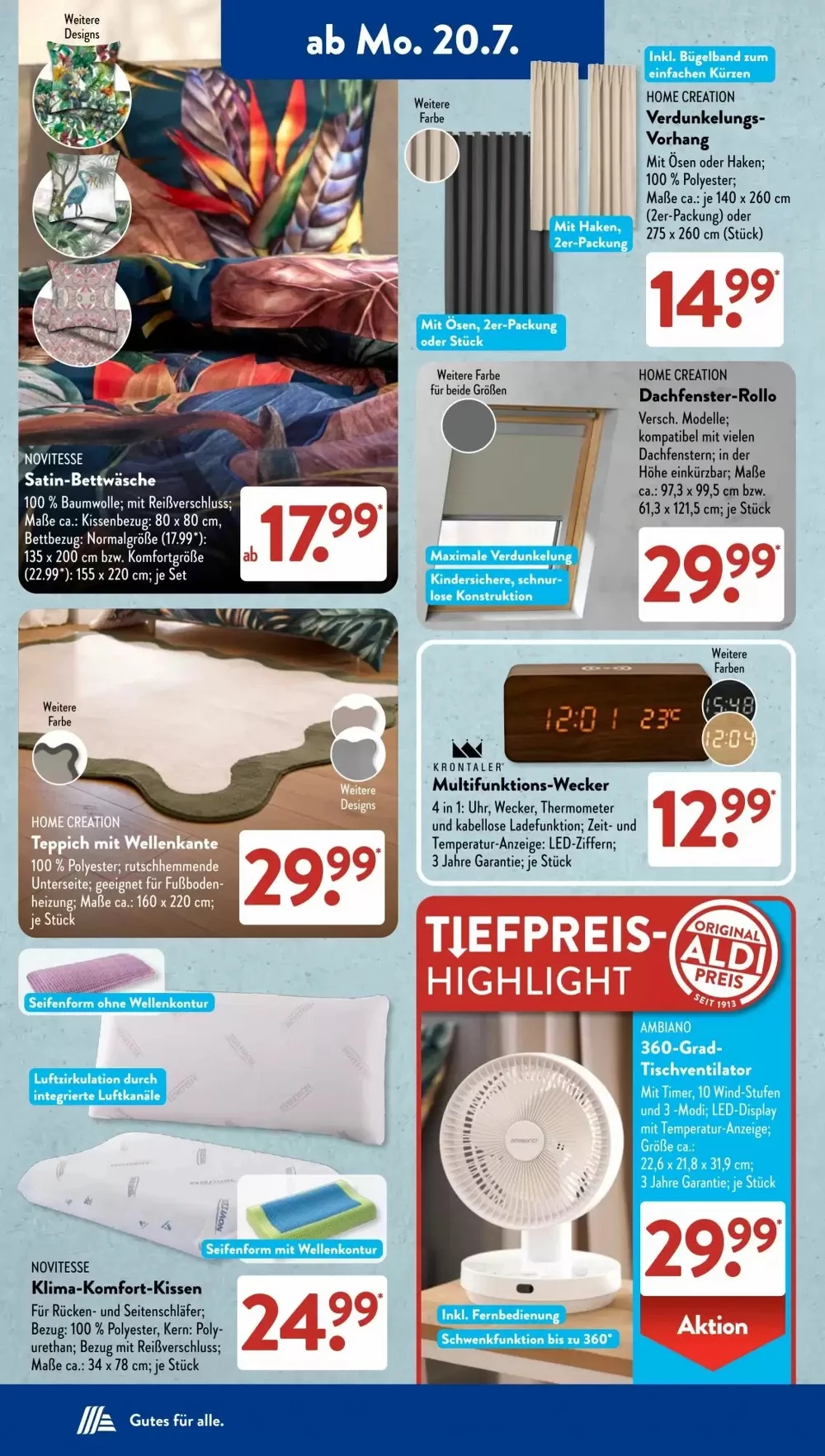 Aldi Süd Prospekt ab 20.07.2026 Angebote Blättern 3 aldi prospekt juli 20 26 3