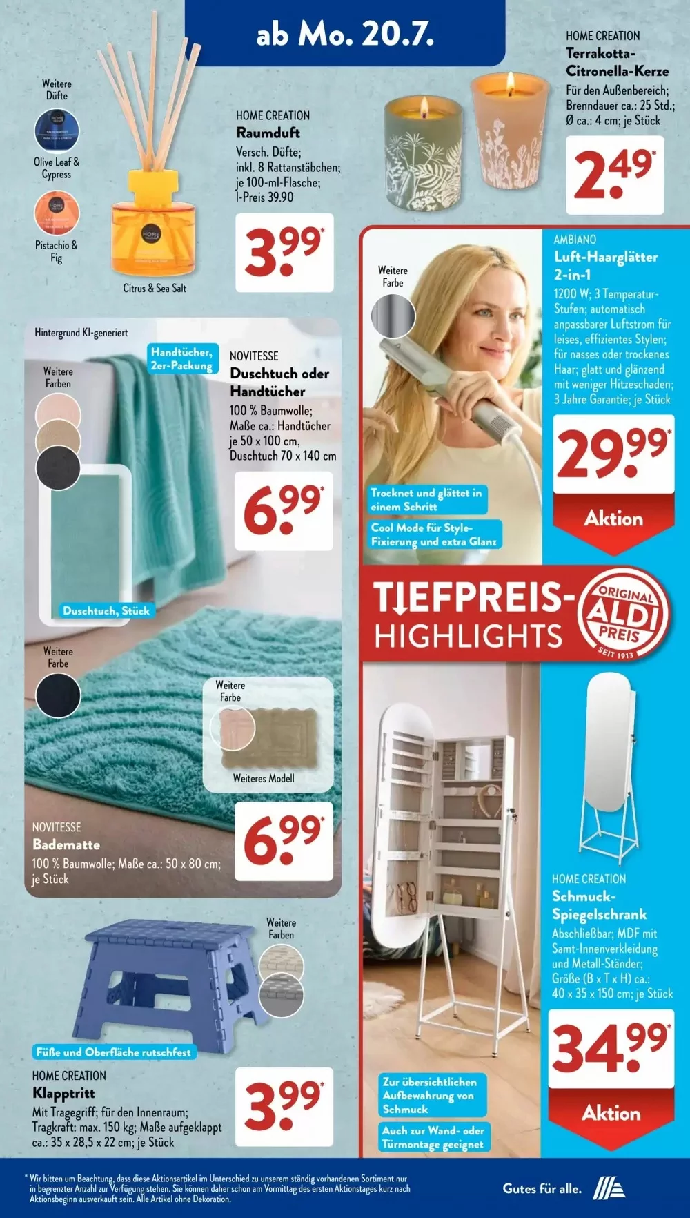 Aldi Süd Prospekt ab 20.07.2026 Angebote Blättern 4 aldi prospekt juli 20 26 4