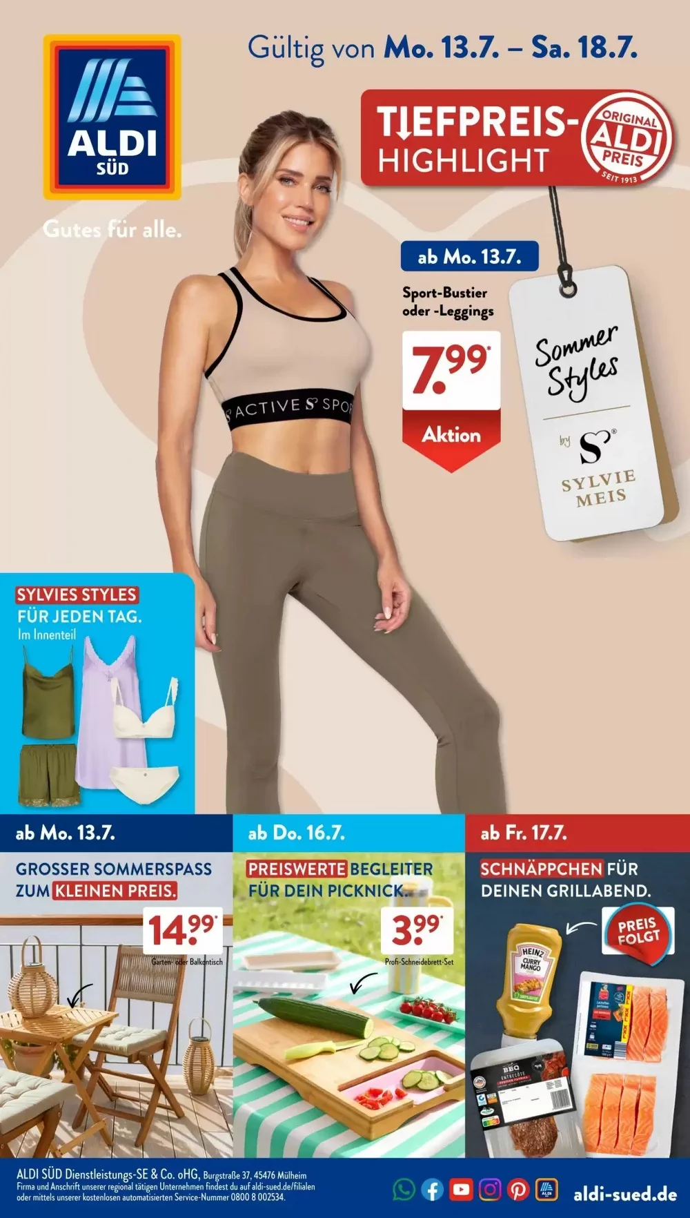 Aldi Süd Prospekt ab 10.08.2026 Angebote Blättern 1 aldi süd prospekt kw-29