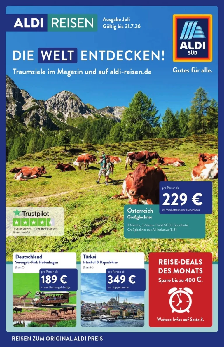 aldi süd reisen juli