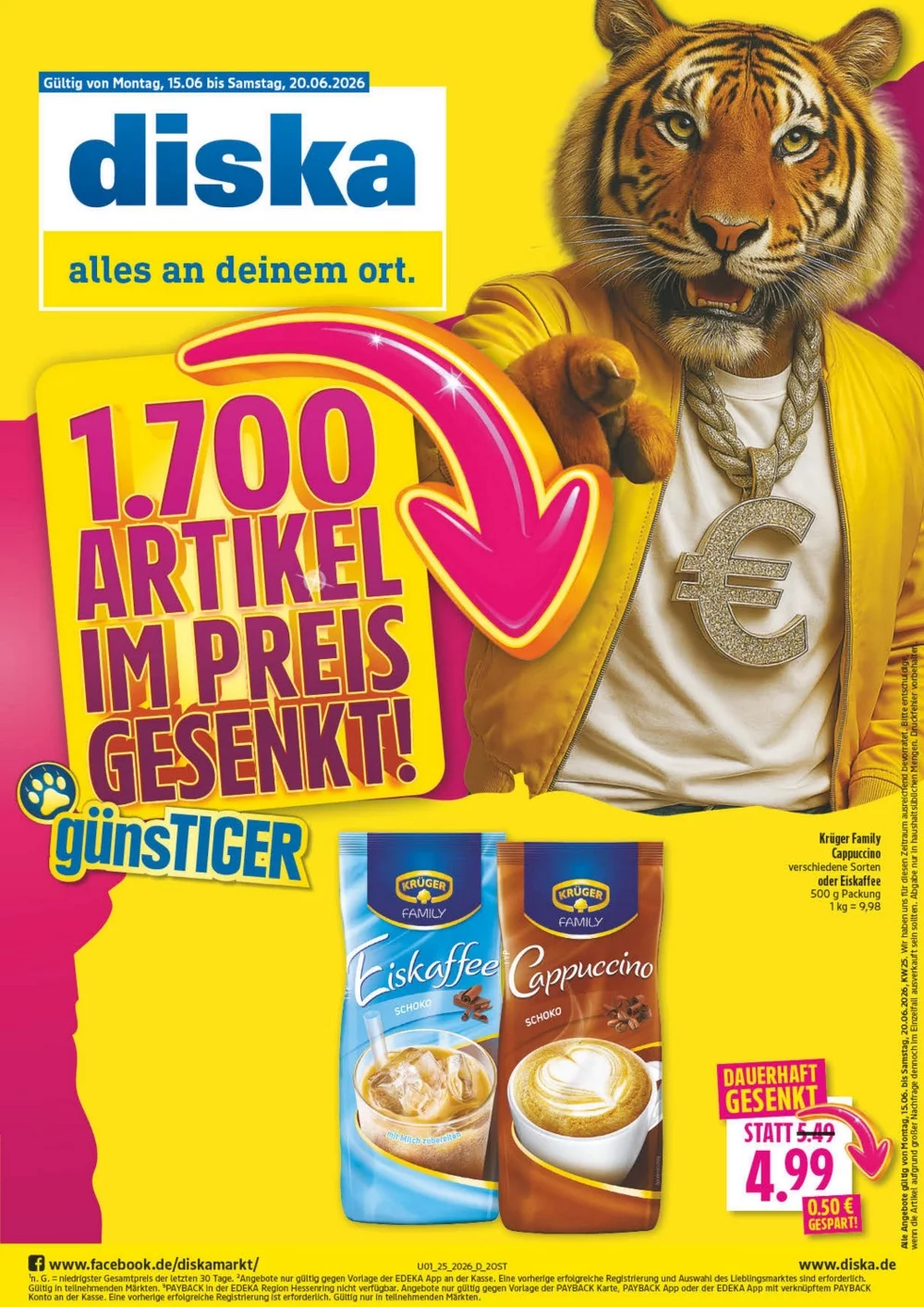 Diska Prospekt Neu ab 15.06.2026 Angebote Blättern 1 diska prospekt kw-25
