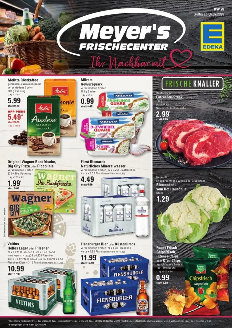Prospekterst 2 edeka meyers prospekt kw-28
