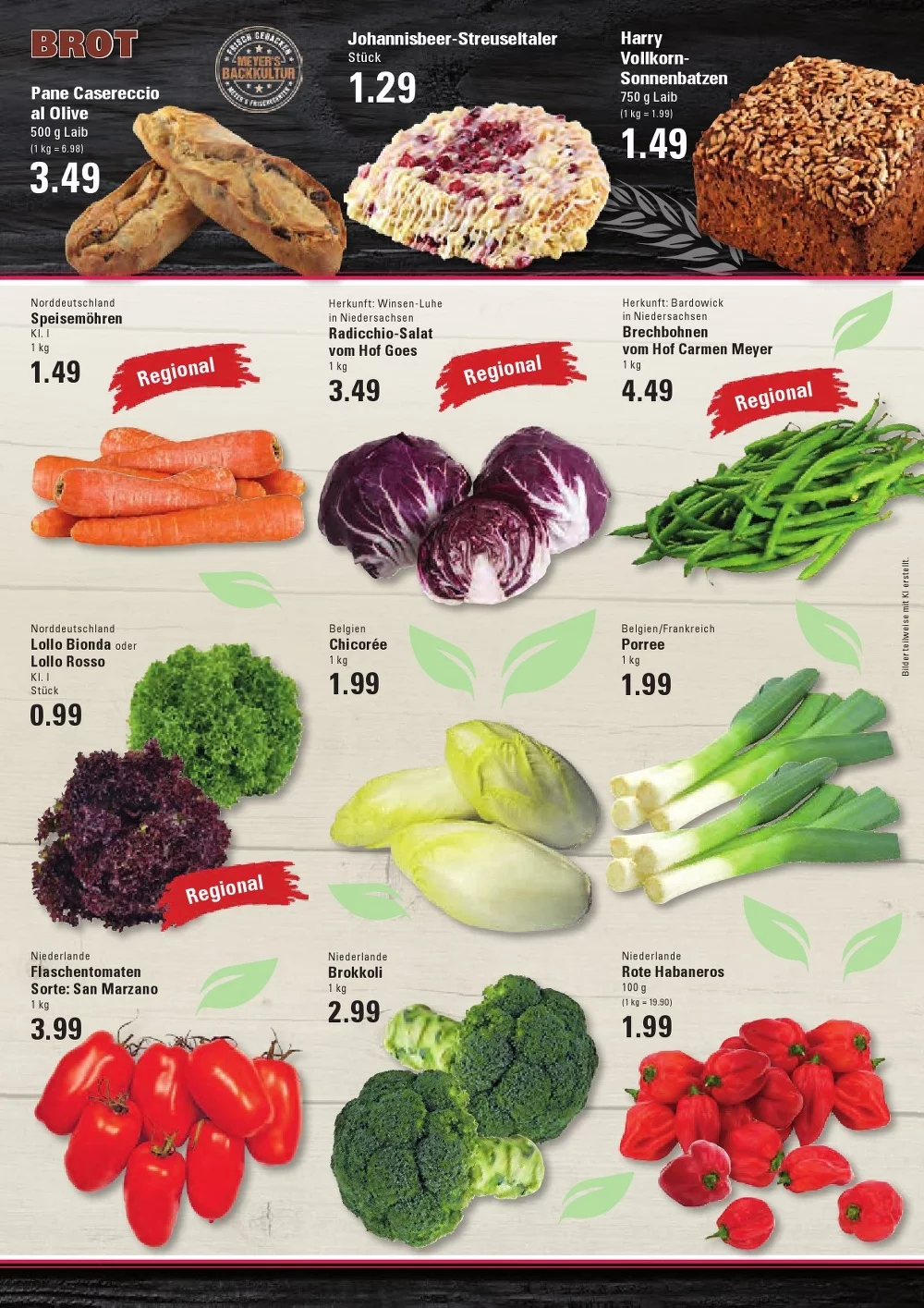 Edeka Meyer’s Frischecenter Prospekt ab 03.08.2026 Angebote Blättern 3 edeka meyers prospekt juli 6 11 3