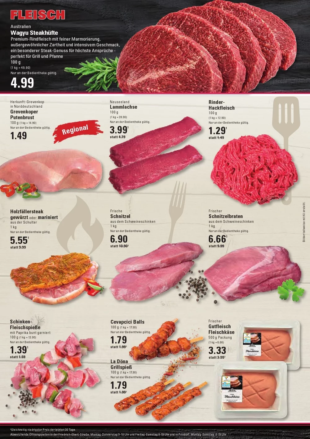 Edeka Meyer’s Frischecenter Prospekt ab 03.08.2026 Angebote Blättern 4 edeka meyers prospekt juli 6 11 4