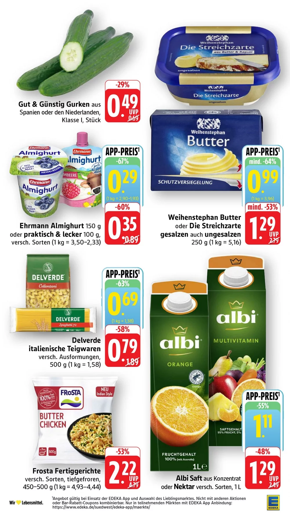 Edeka Südwest Prospekt ab 15.06.2026 Angebote Blättern 2 edeka sudwest prospekt juni 15 20 2