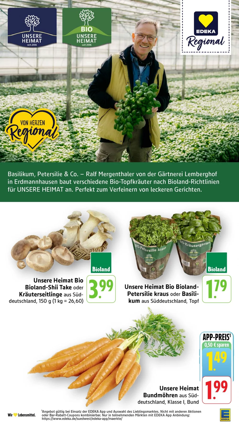 Edeka Südwest Prospekt ab 15.06.2026 Angebote Blättern 4 edeka sudwest prospekt juni 15 20 4