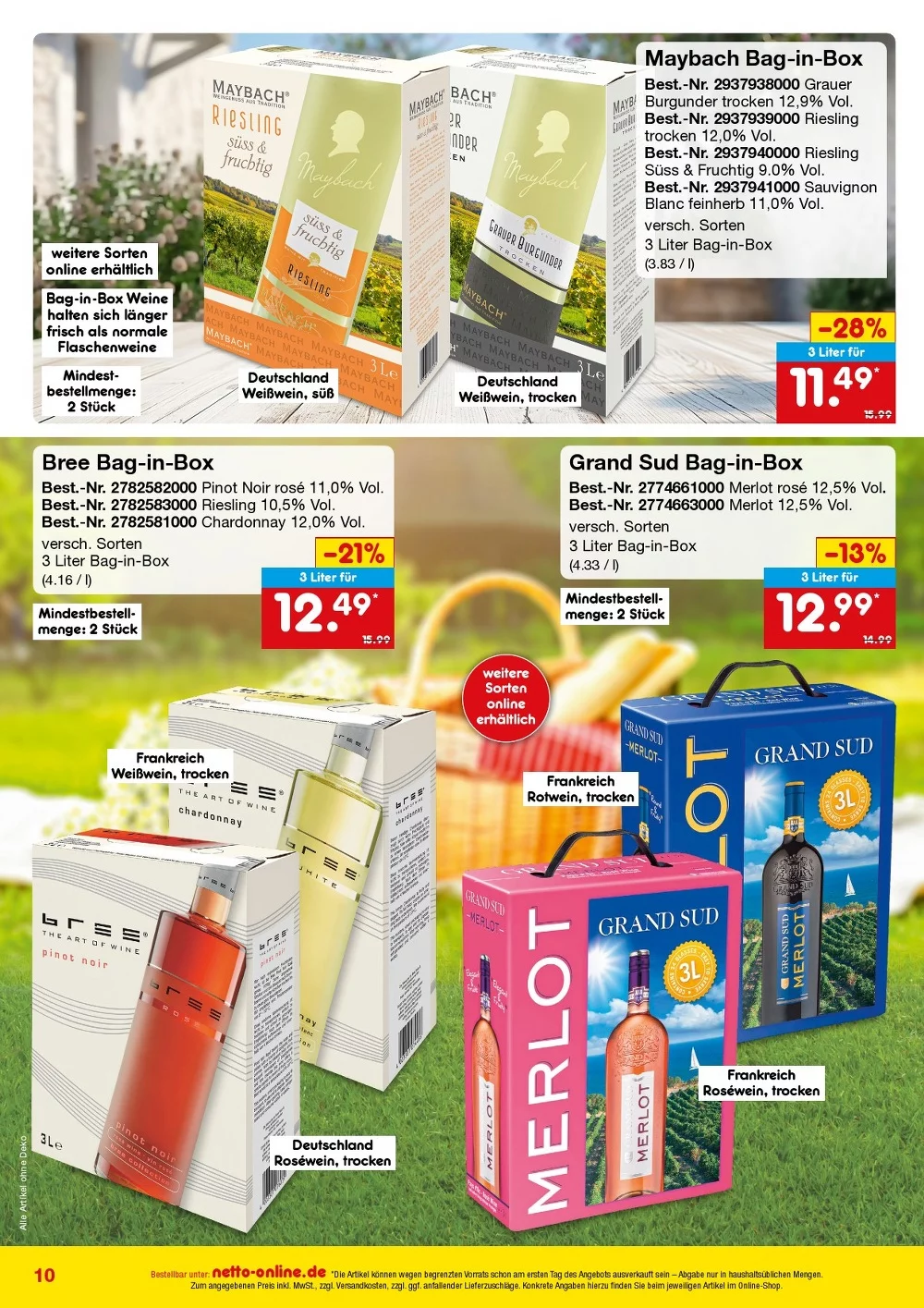 netto marken prospekt Bestellmagazin august 10