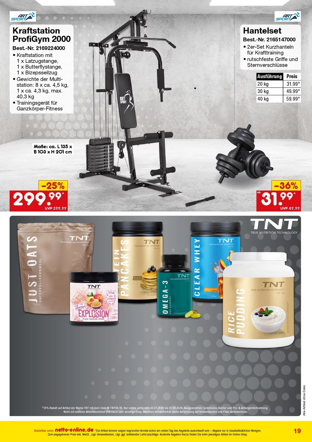 netto marken prospekt Bestellmagazin august 19