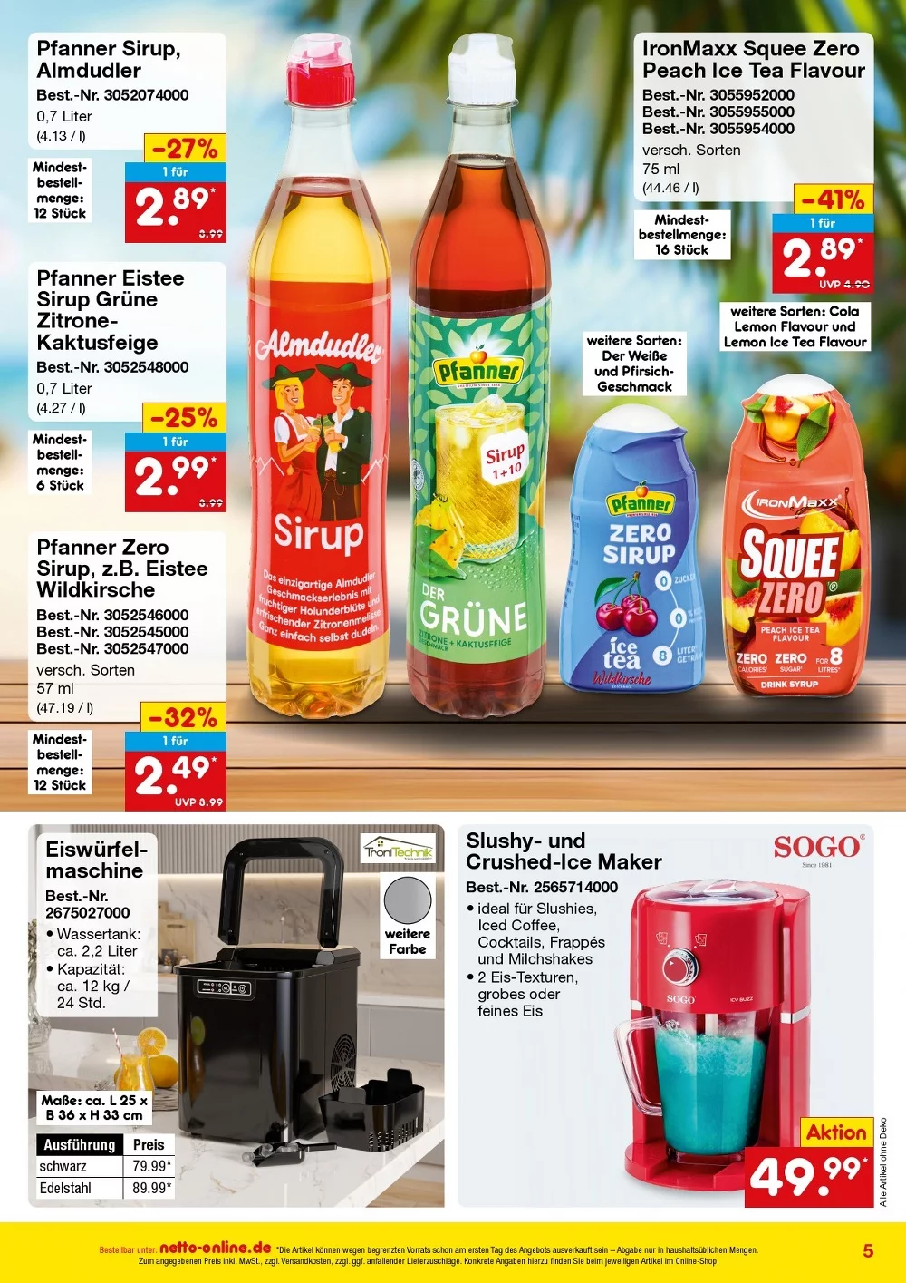 netto marken prospekt Bestellmagazin august 5