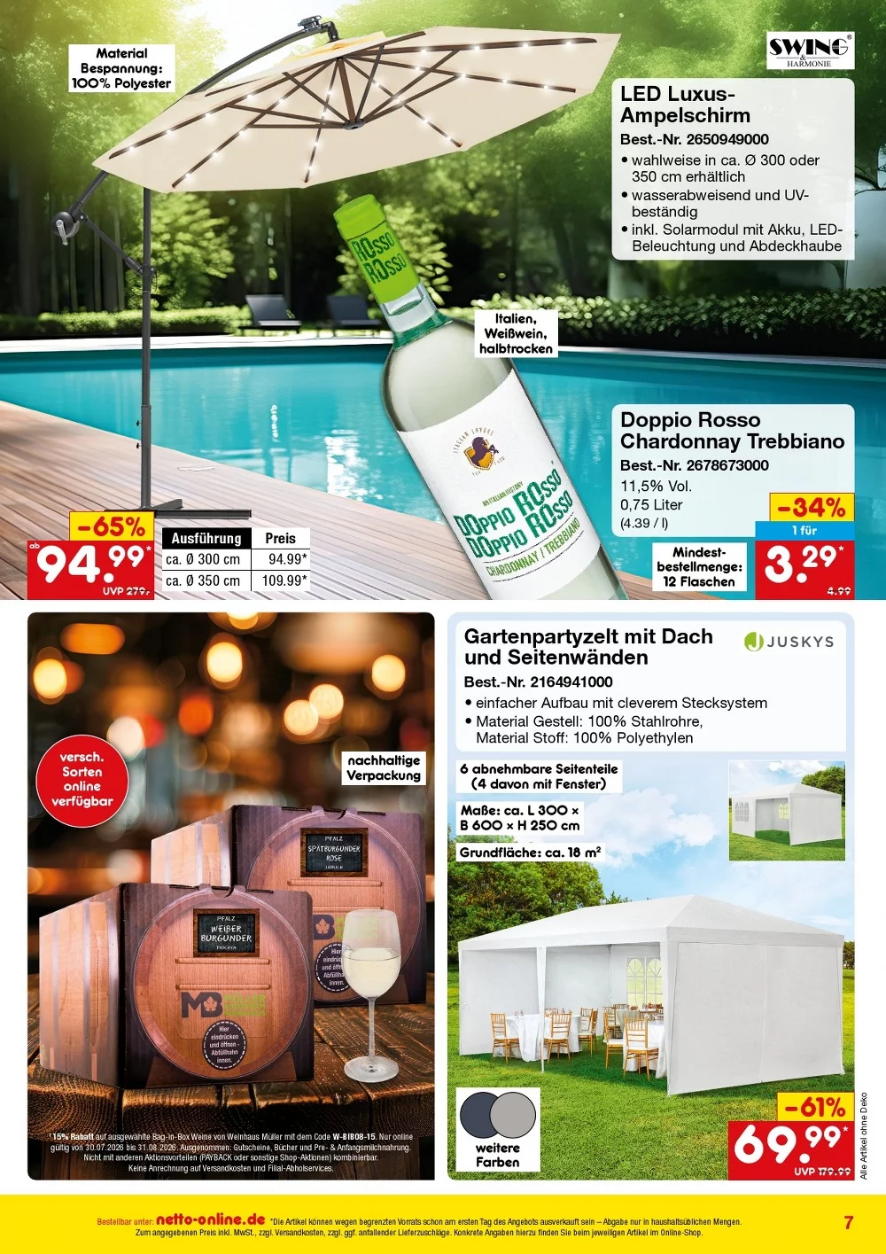 netto marken prospekt Bestellmagazin august 7