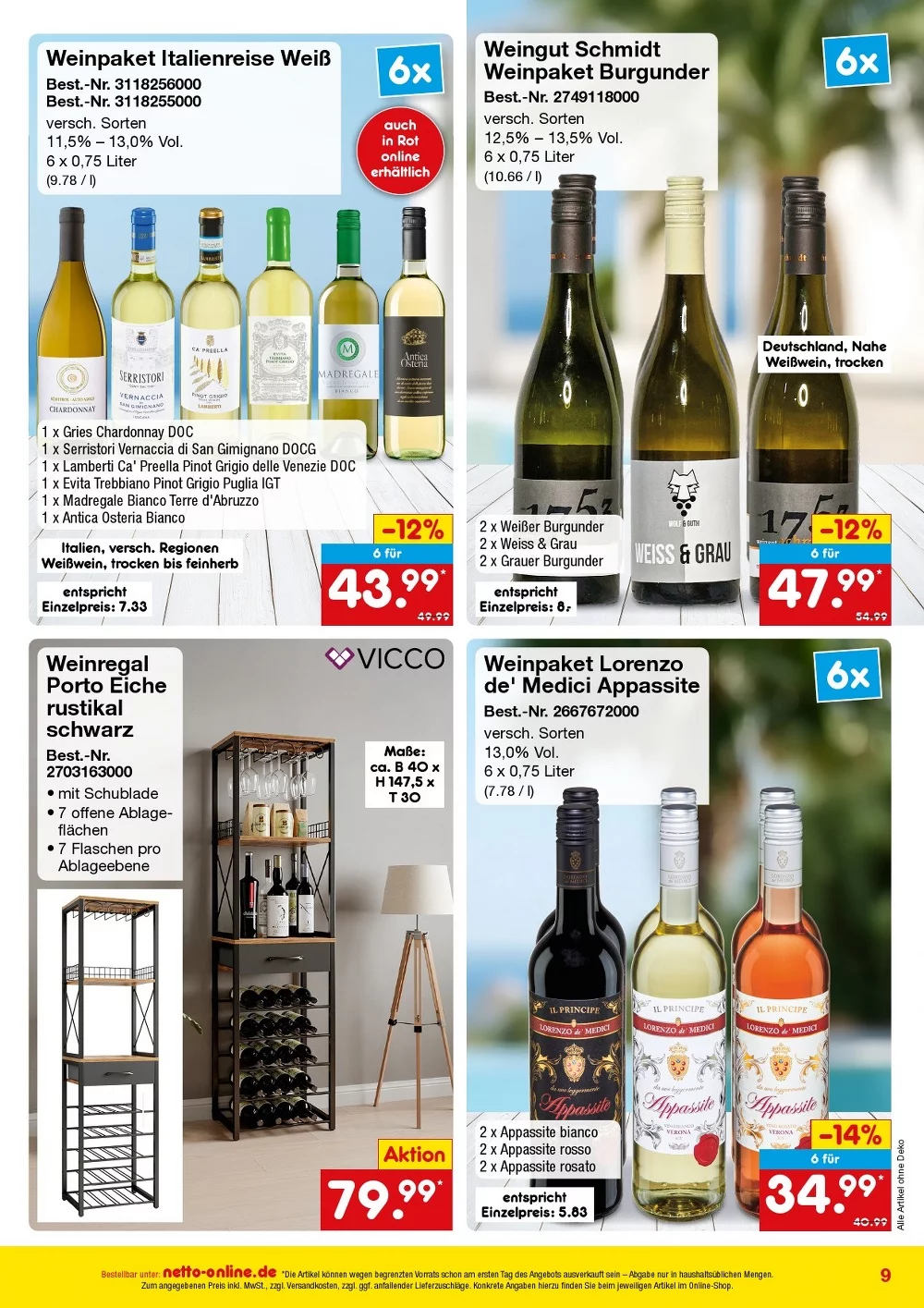 netto marken prospekt Bestellmagazin august 9