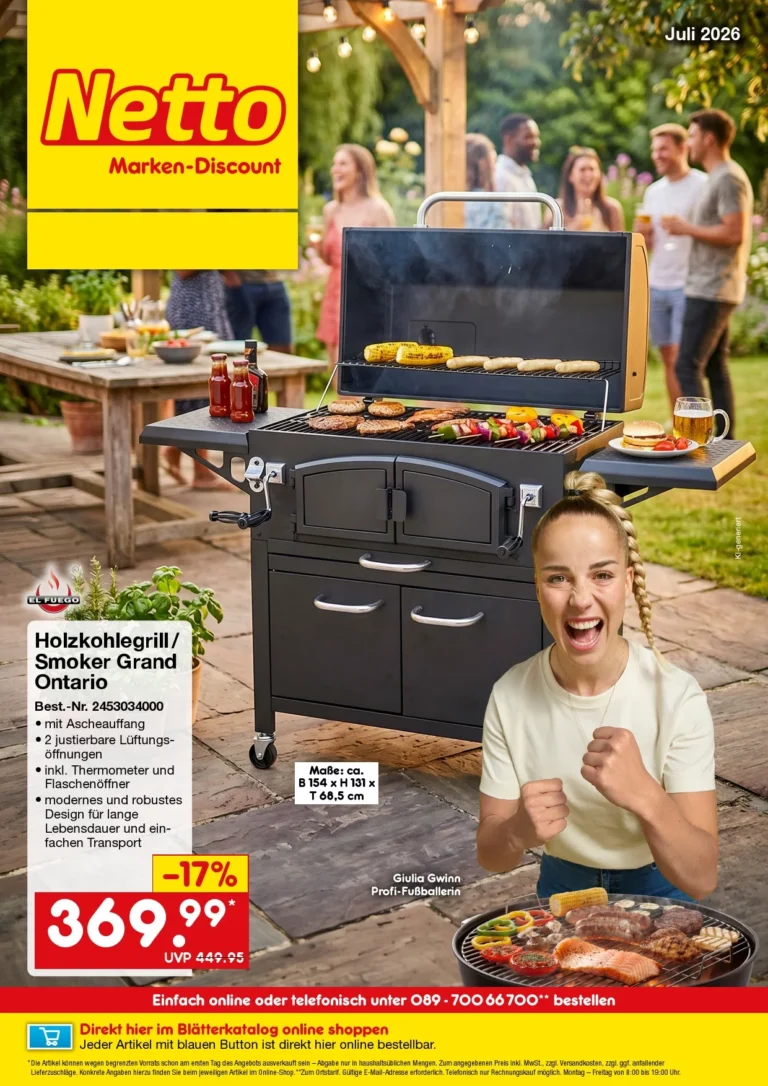 Prospekterst 13 netto marken bestellmagazin juli