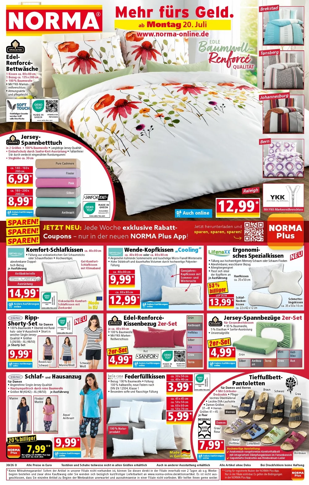Norma Prospekt ab 20.07.2026 Angebote Blättern 1 norma prospekt kw-30
