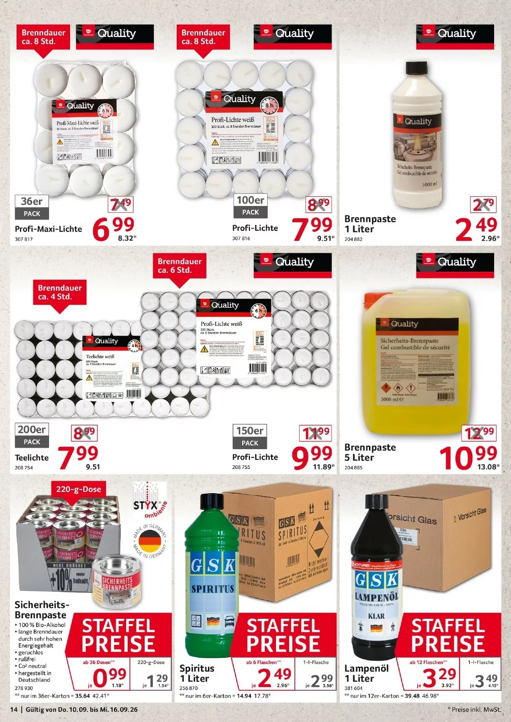 selgros Nonfood prospekt september 10 16 14