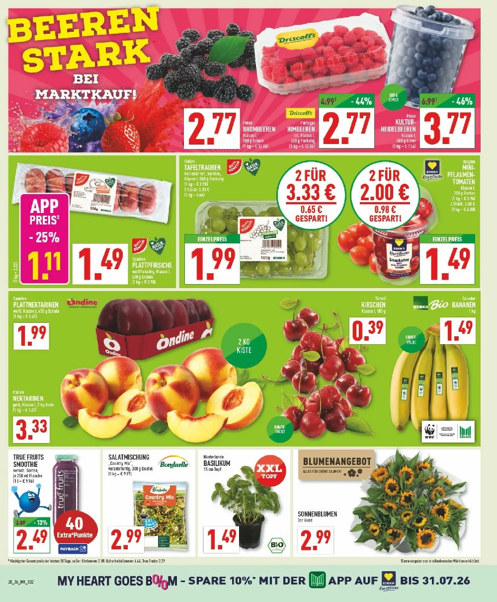 Marktkauf Prospekt ab 03.08.2026 Angebote Blättern 2 Marktkauf prospekt juli 20 25 2