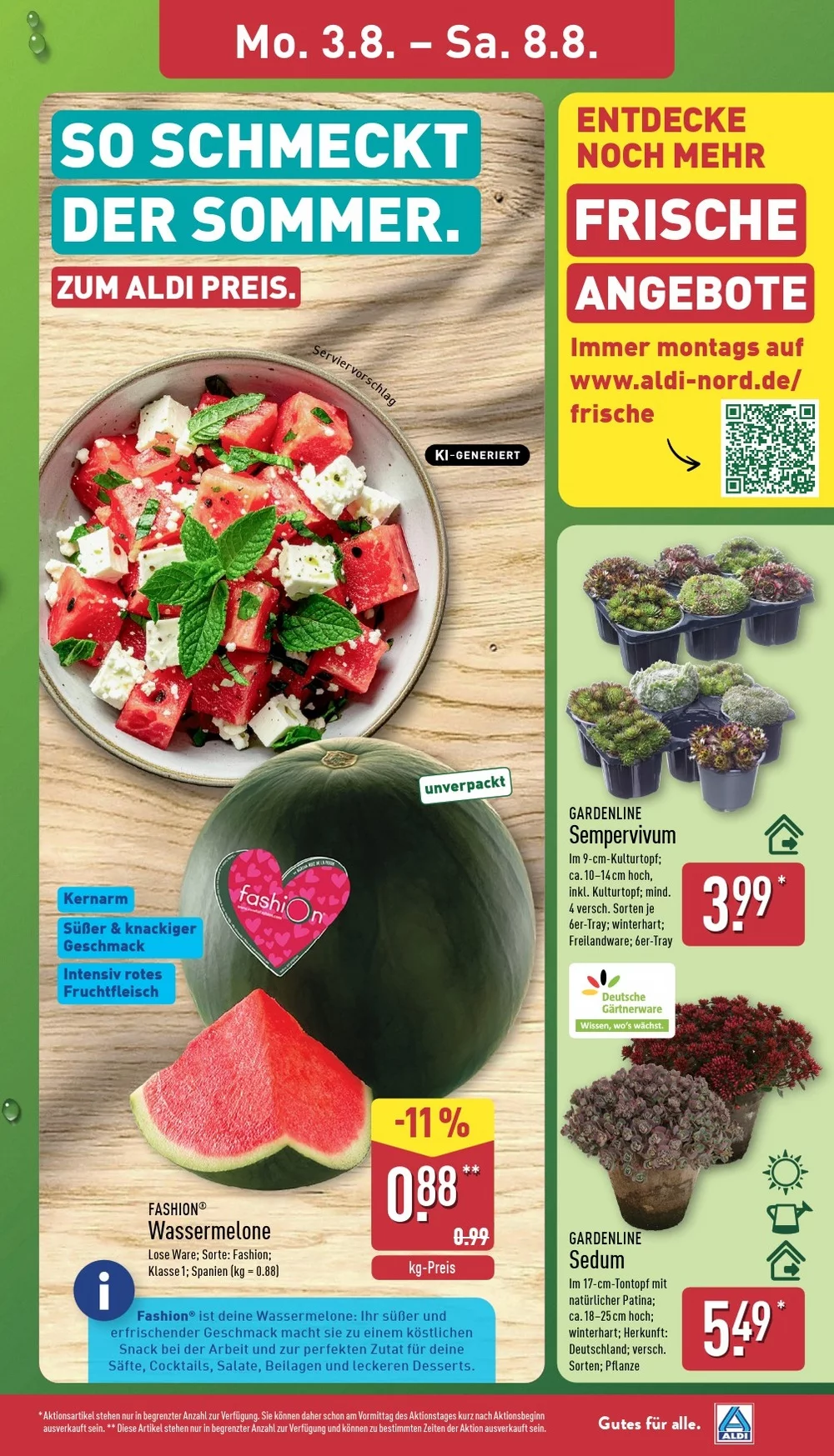 Aldi Nord Prospekt ab 03.08.2026 Angebote Blättern 3 aldi nord prospekt august 3 8 3