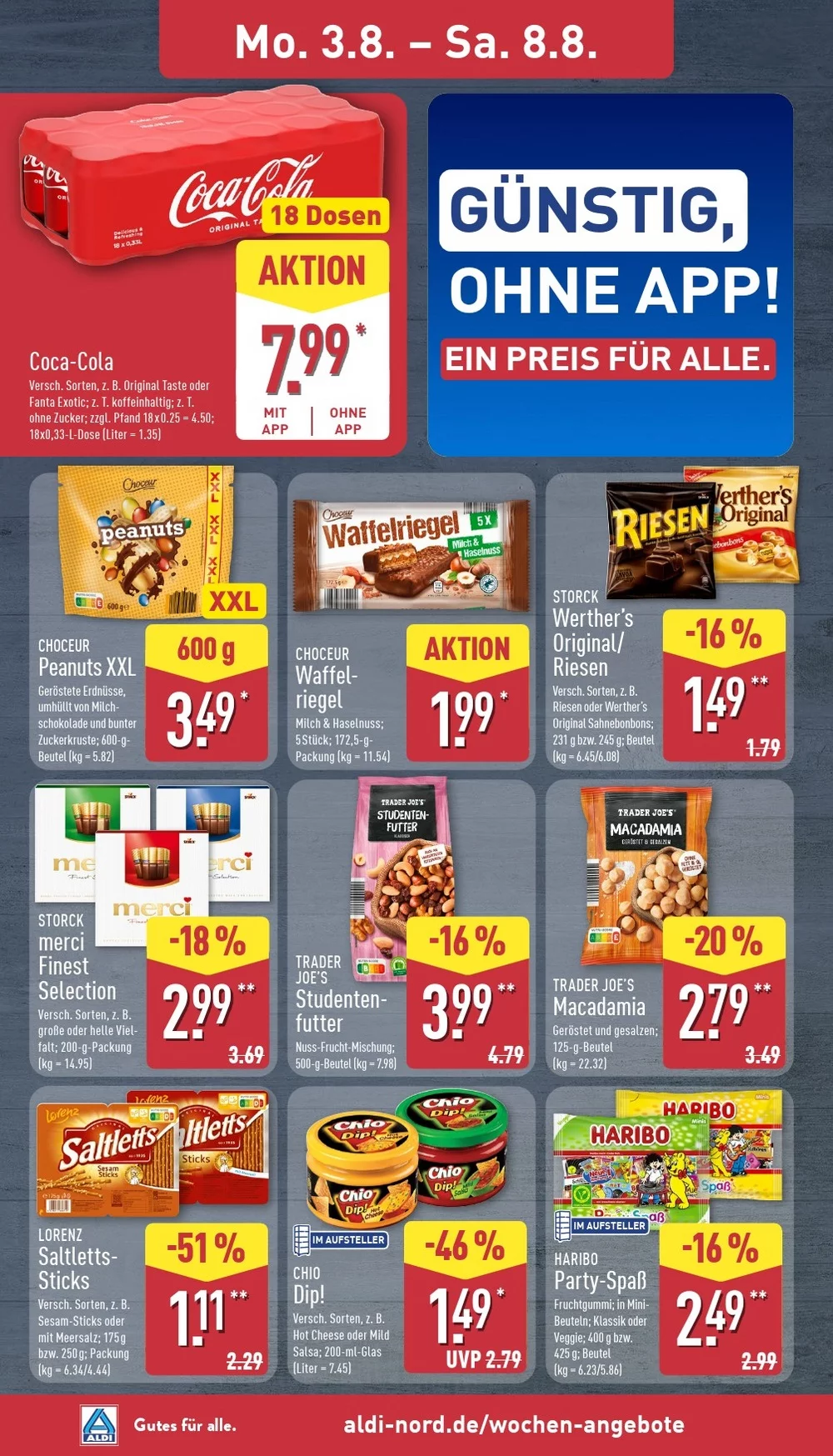 aldi nord prospekt august 3 8 8