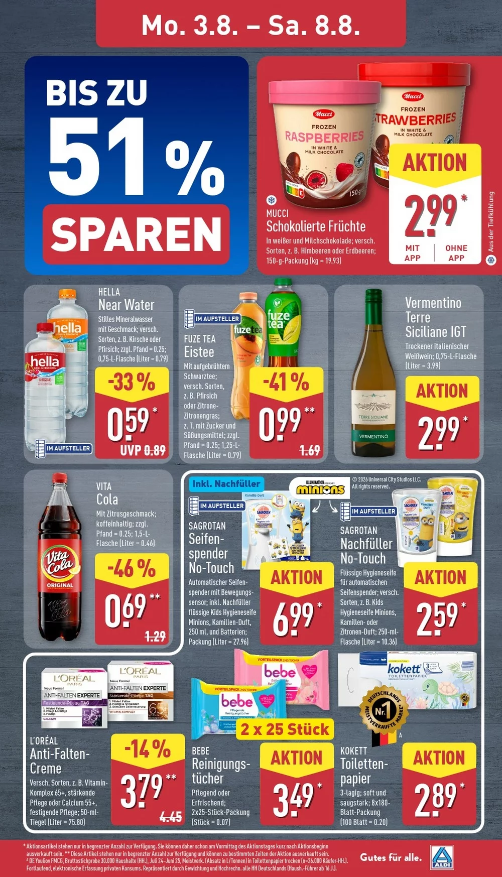aldi nord prospekt august 3 8 9