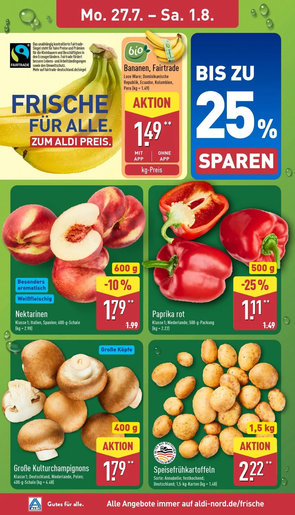aldi nord prospekt juli 27 august 1 2