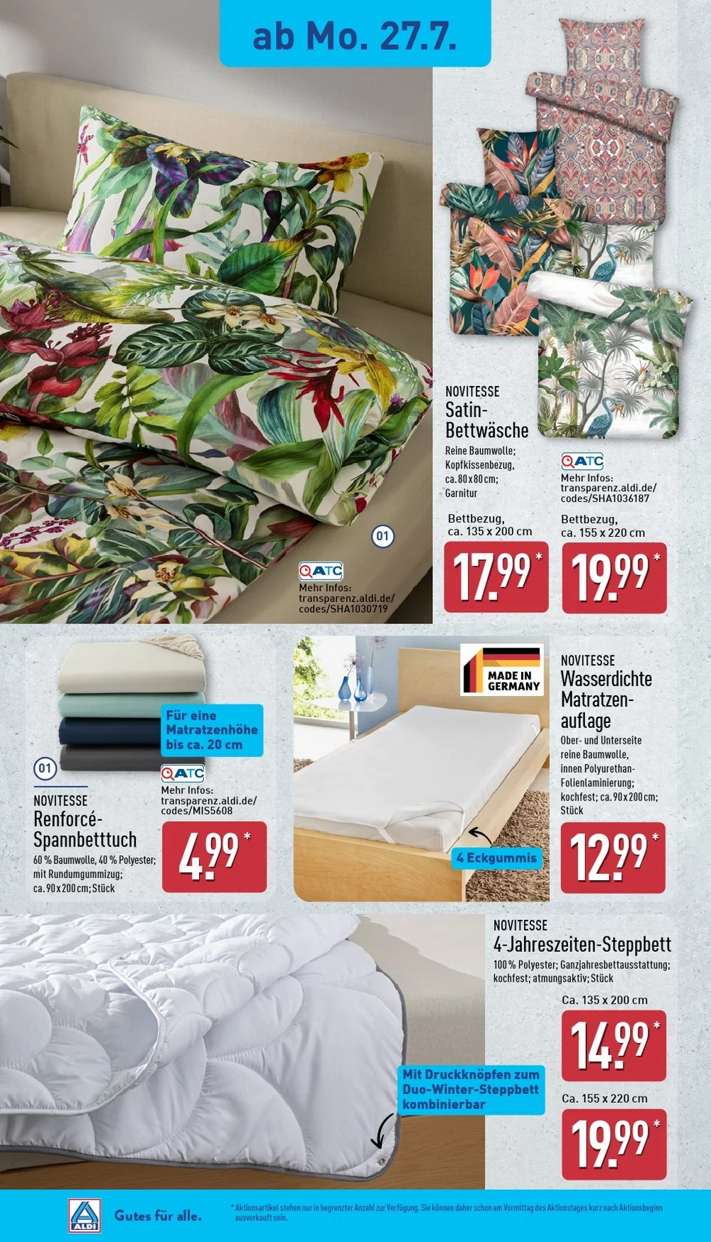 aldi nord prospekt juli 27 august 1 20