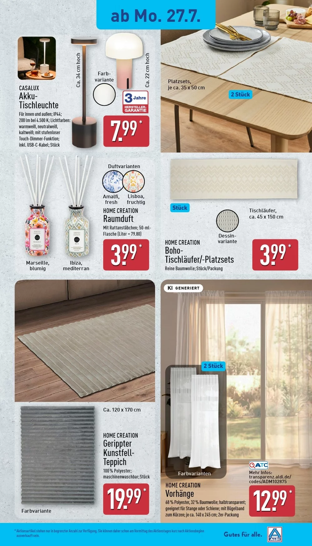 aldi nord prospekt juli 27 august 1 21