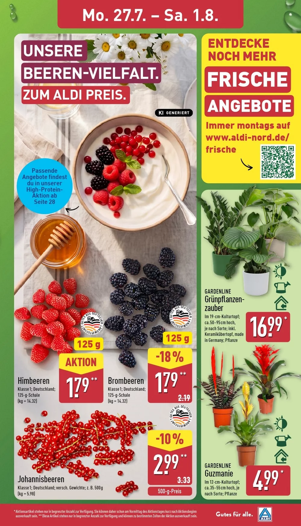 aldi nord prospekt juli 27 august 1 3